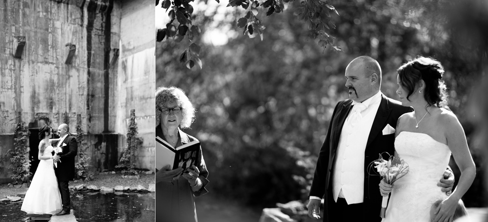 Helgens bröllop i svartvitt